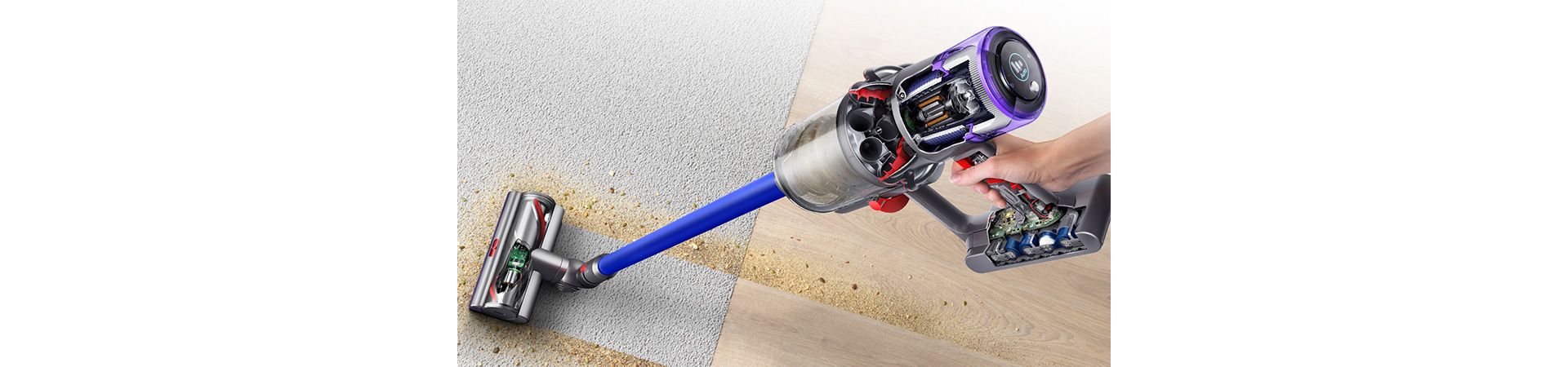 Dyson V11 Absolute in use