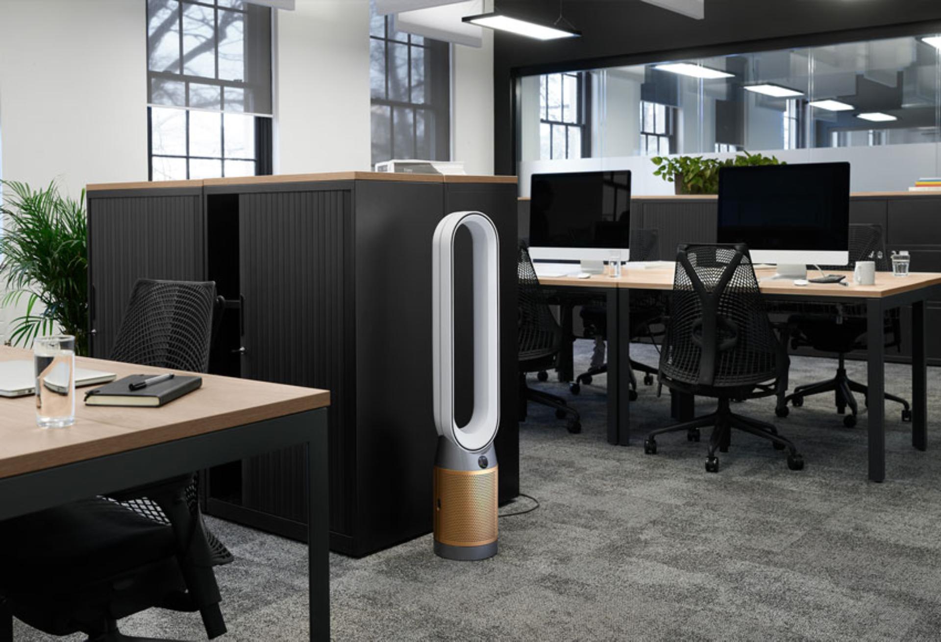 Dyson machines in office setting