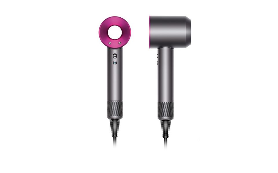  Dyson supersonic hair dryer side and front views
