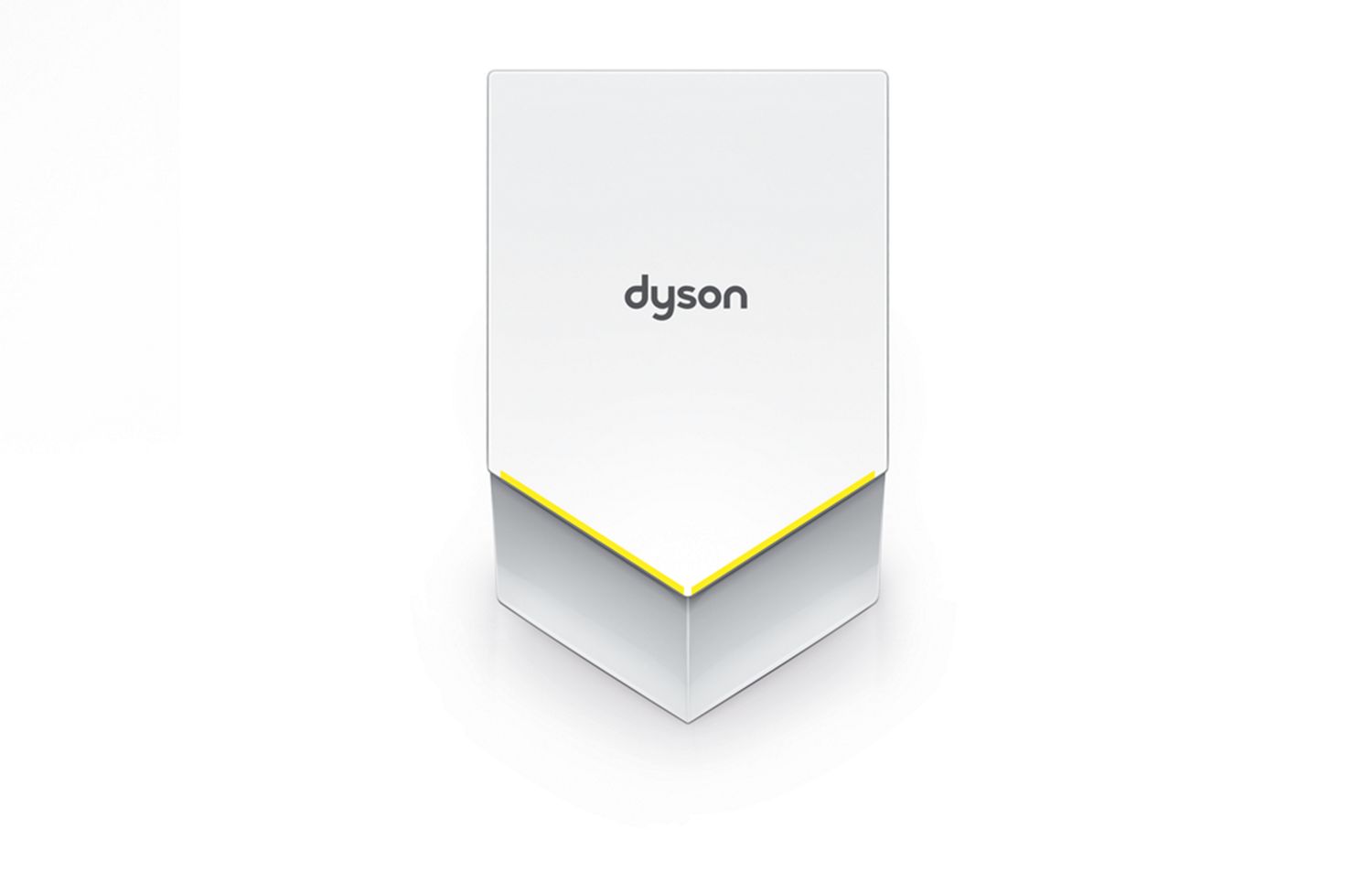 Dyson Airblade V white side view