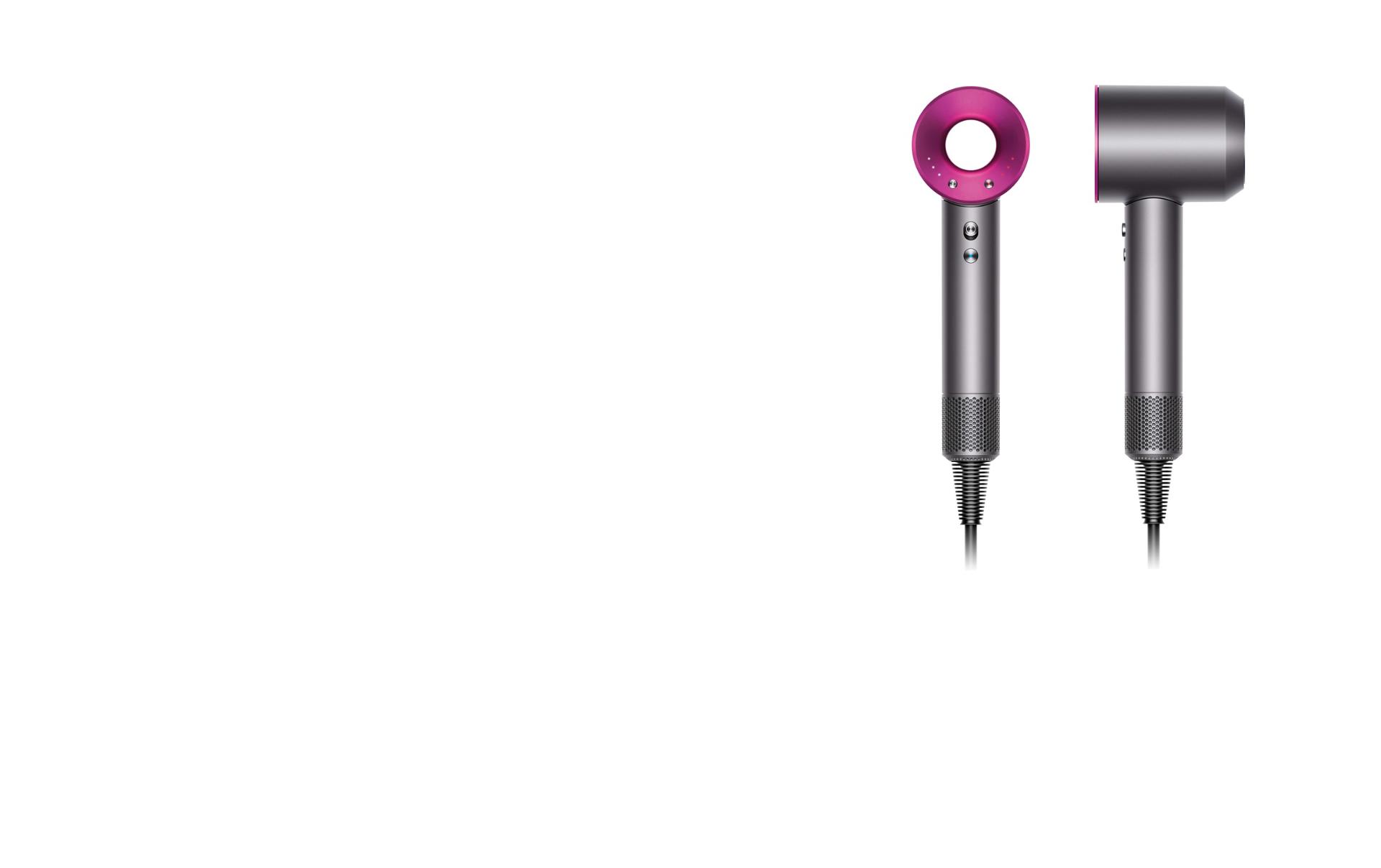 The Dyson Supersonic from front angle and side