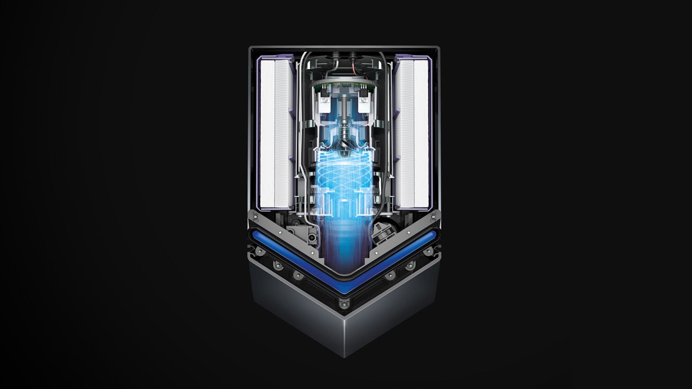 Exposed mechanics of the Dyson Airblade V 