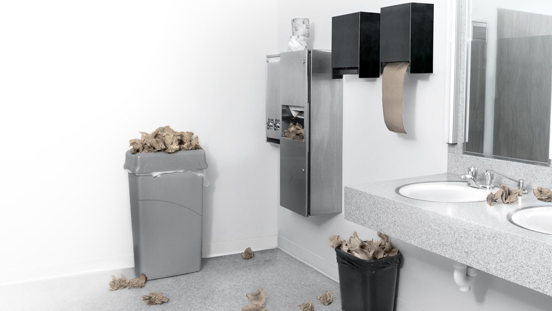 Área de baño sucio