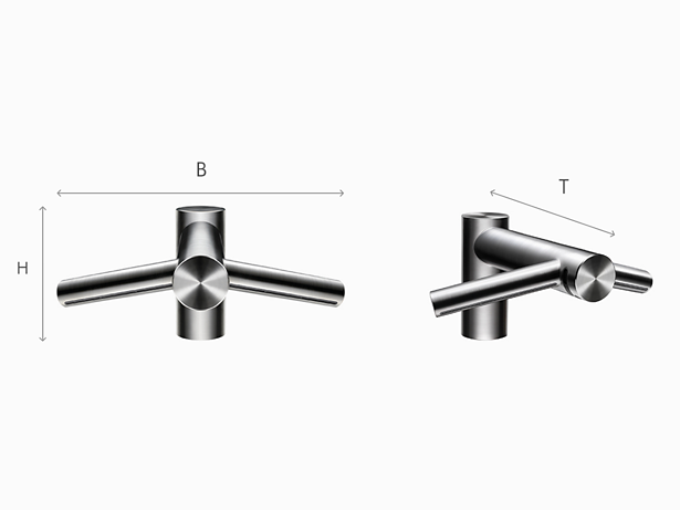Darstellung Dyson Airblade Wash+Dry Niedrige Armatur