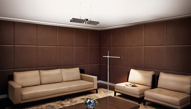 Cu-beam Uplight over sofaer