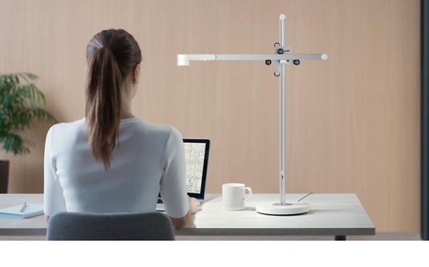 Dyson Lightcycle task light on a desk