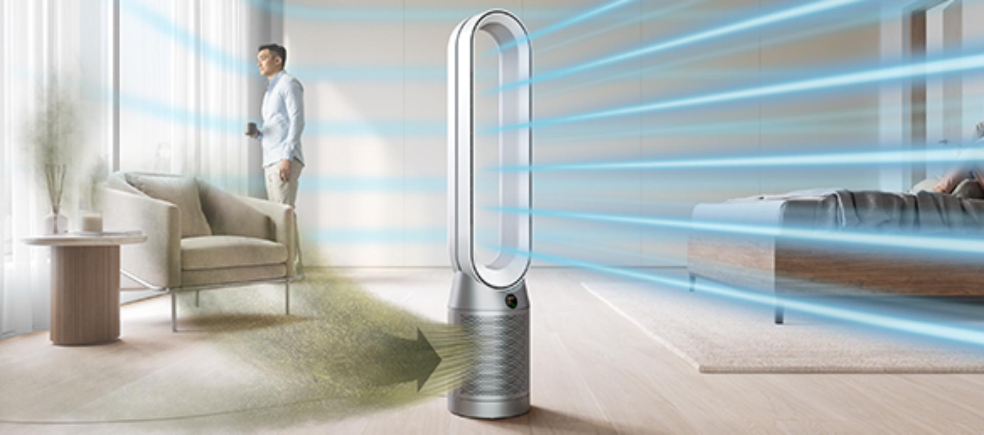 Air purifier in Use
