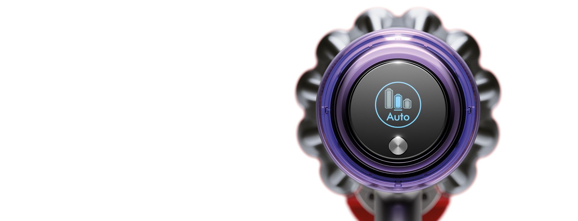 Écran de l'aspirateur Dyson V11 affichant le mode automatique