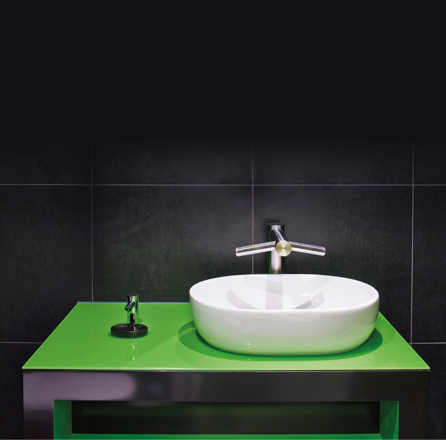Dyson Airblade Tap hand dryer over sink