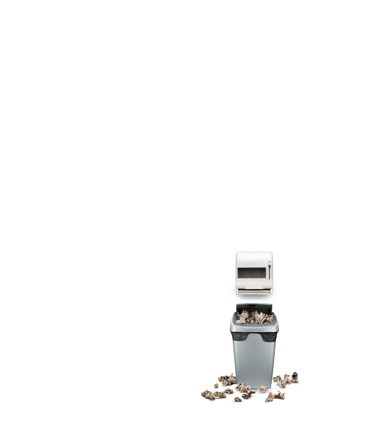 Paper towel dispenser and bin