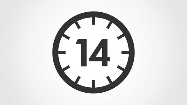 14 second clock
