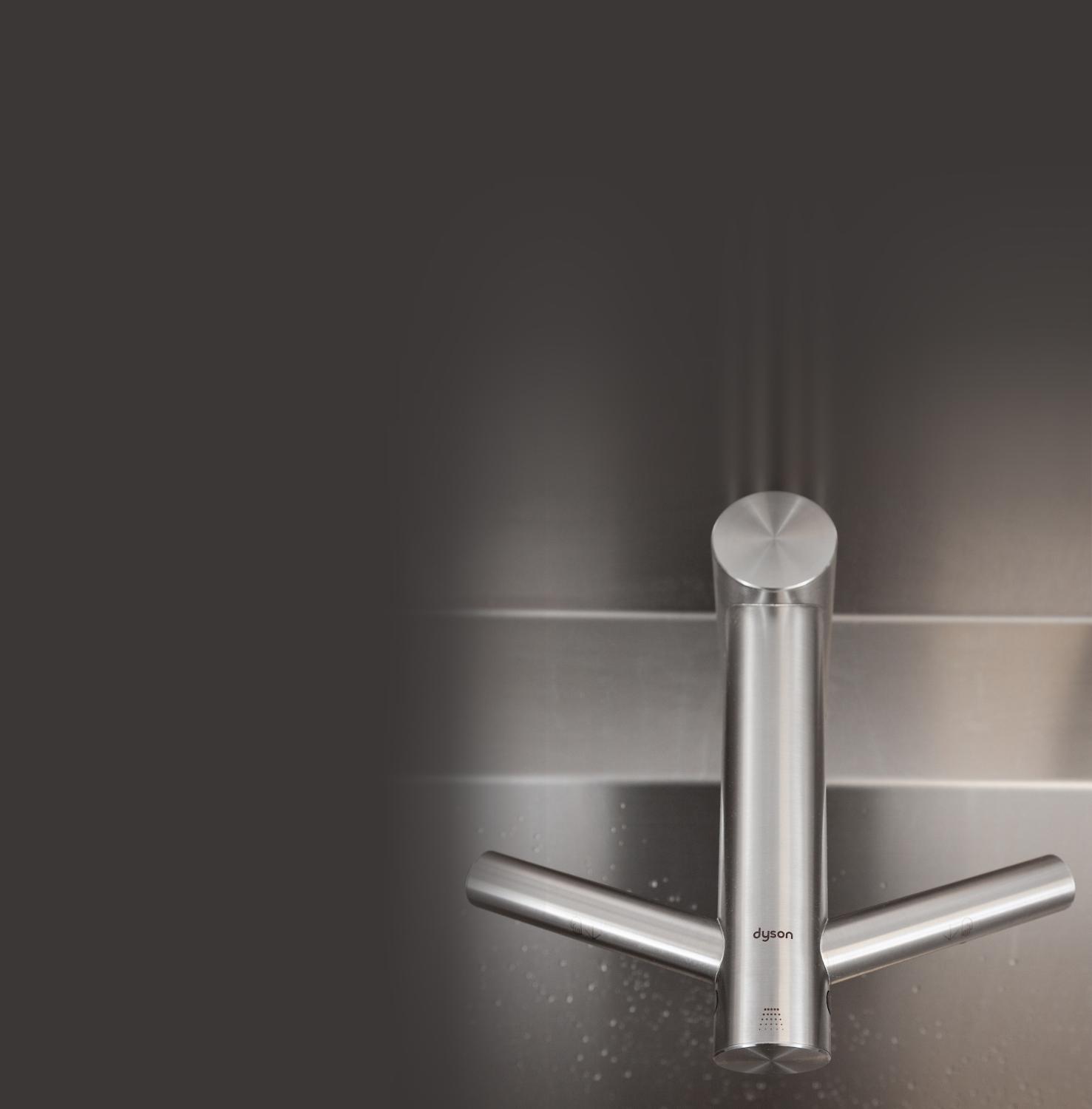 Dyson Airblade Tap hand dryer from above
