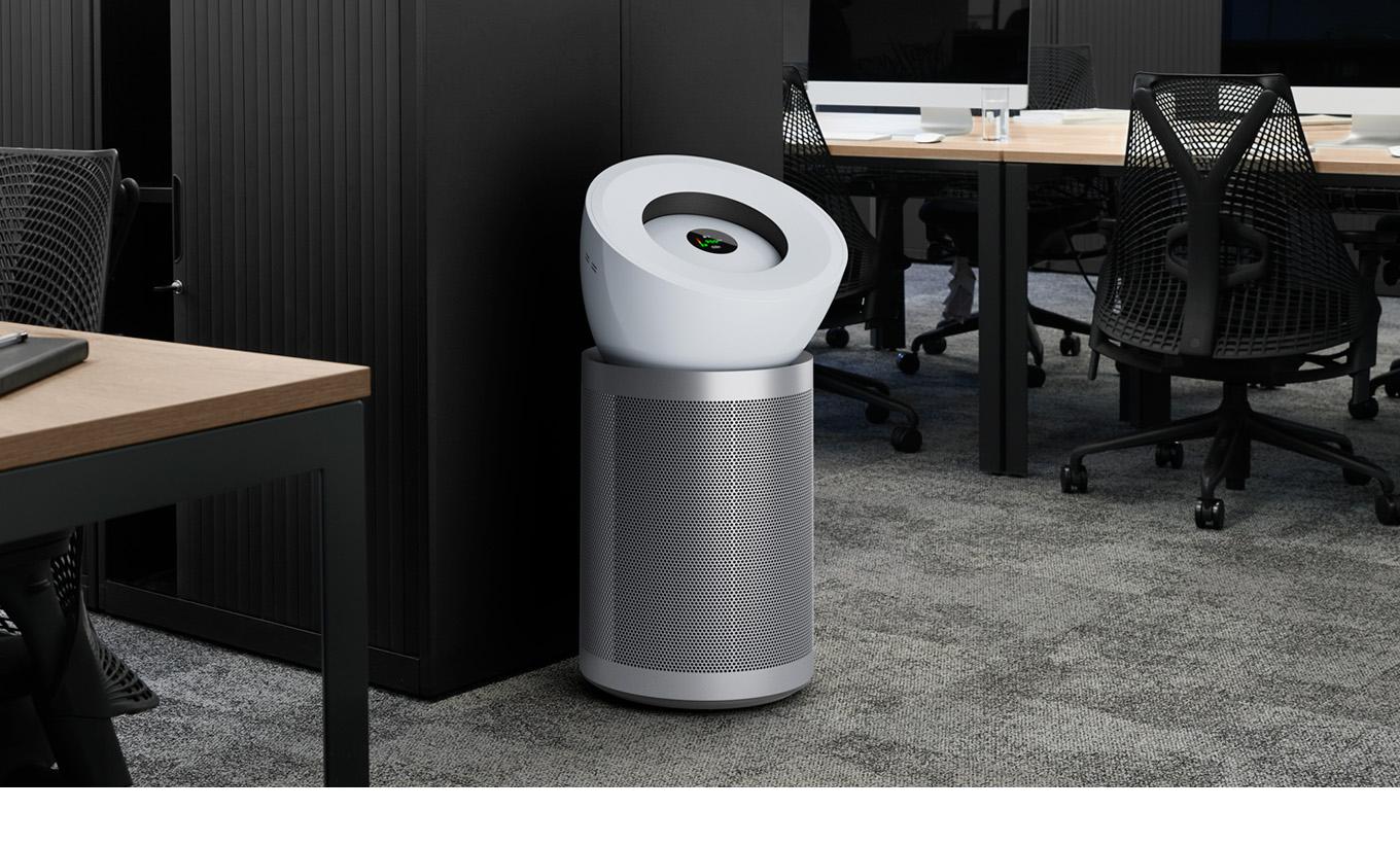 The Dyson Big + Quiet purifier in an office