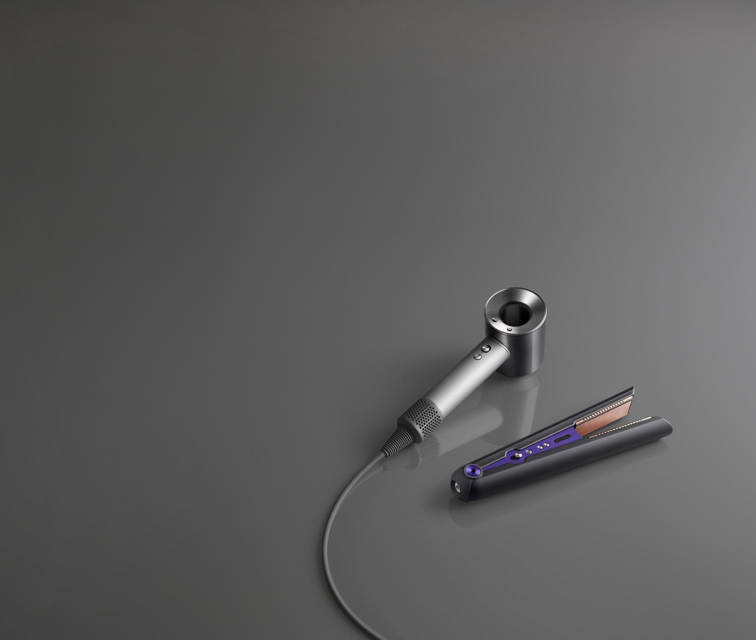 Asciugacapelli Dyson Supersonic e piastra Dyson Corrale per saloni e professionisti