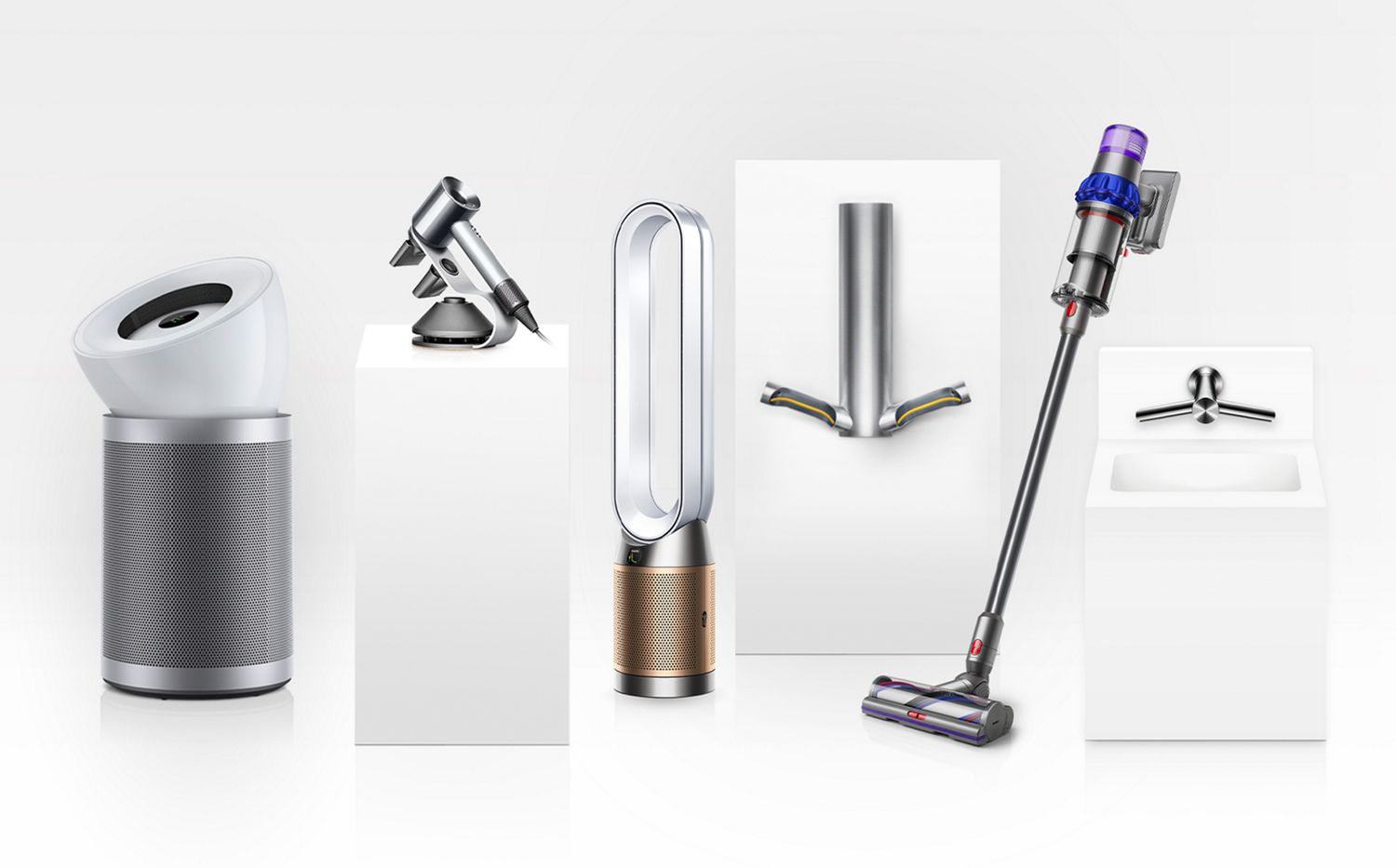 Photograph of the Dyson business range
