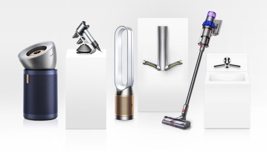 Photograph of the Dyson business range