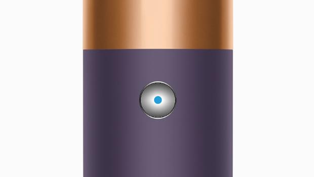 The cold shot button on the Dyson Supersonic r Professional hair dryer.