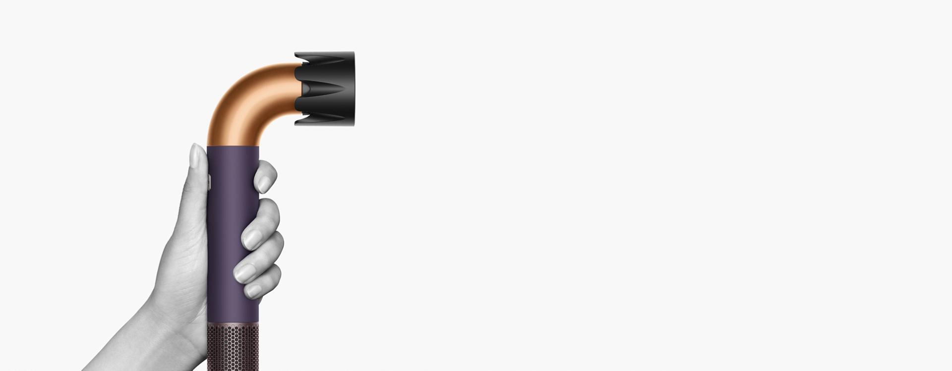 The Dyson Supersonic r Professional hair dryer in Bright copper.