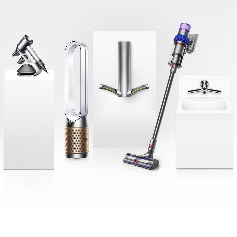 A range of Dyson machines, designed for business use.