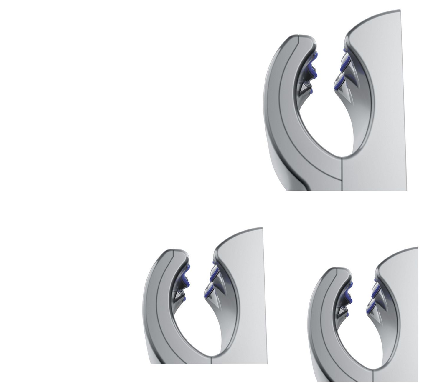 Side view of the Dyson Airblade dB hand dryer.