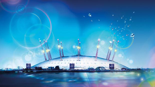 The O2 entertainment district.