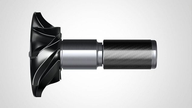Der Dyson digital motor V4 außerhalb eines Geräts