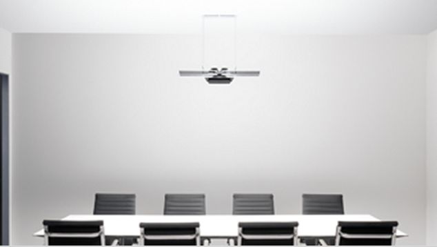 Dyson Cu-Beam over office desk