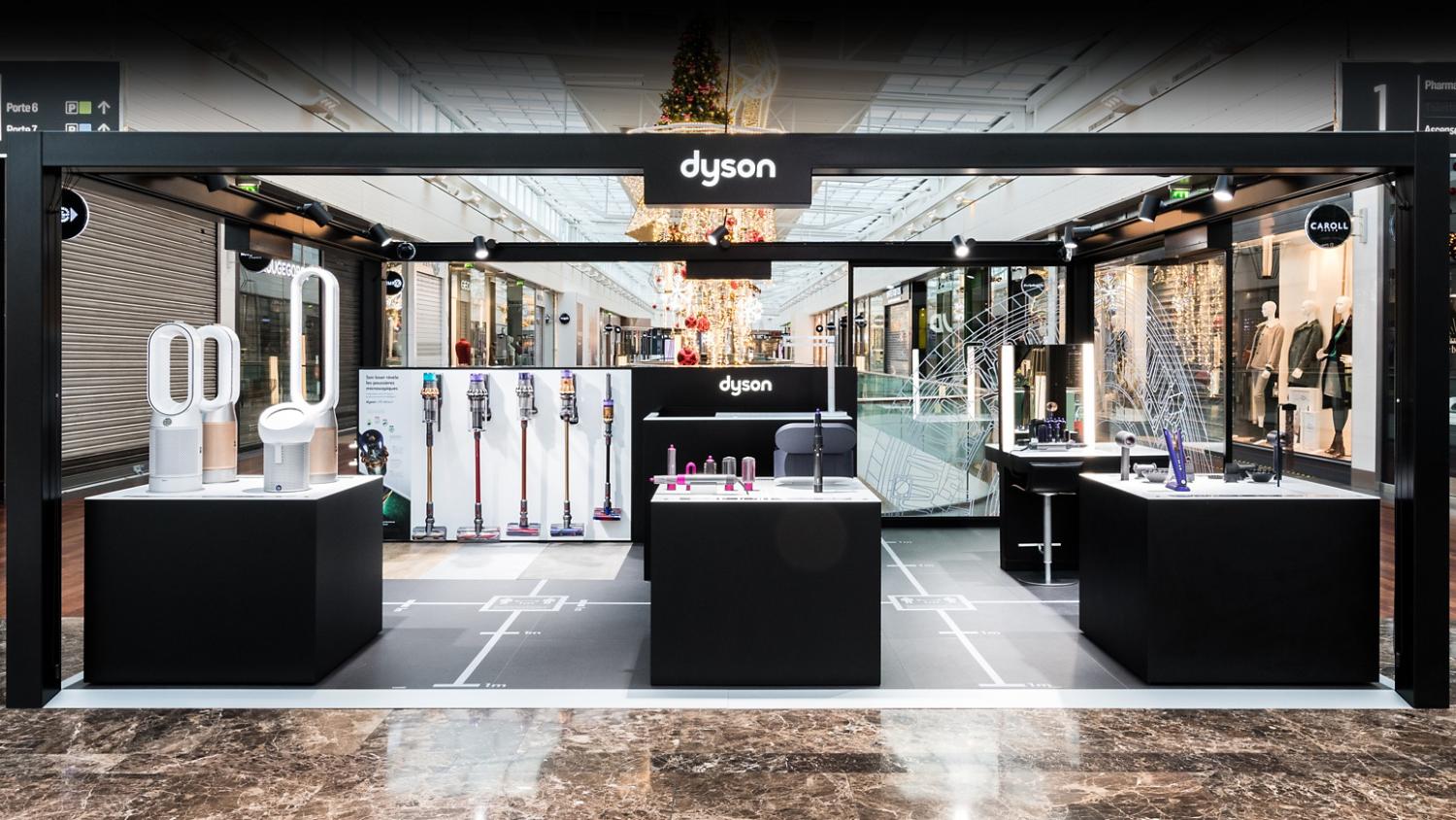 Dyson Demo Zone du Carré Senart Lieusaint vu de l’intérieur