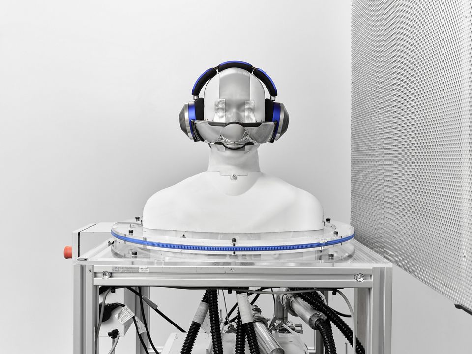 Testing manikin in laboratory