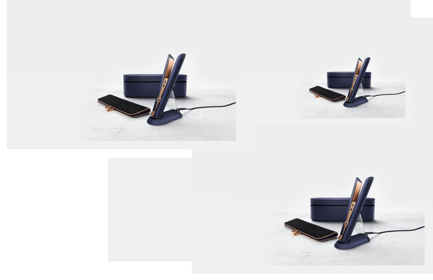 Édition spéciale du lisseur Dyson Corrale™ avec son coffret de présentation.