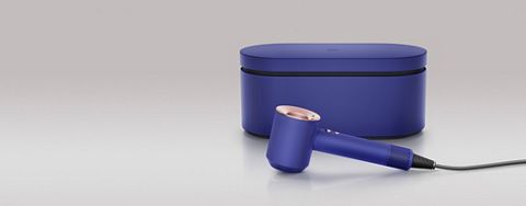 Dyson Haarpflege Modelle in limitierter Geschenkedition in Farbvariante Violettblau/Rosé