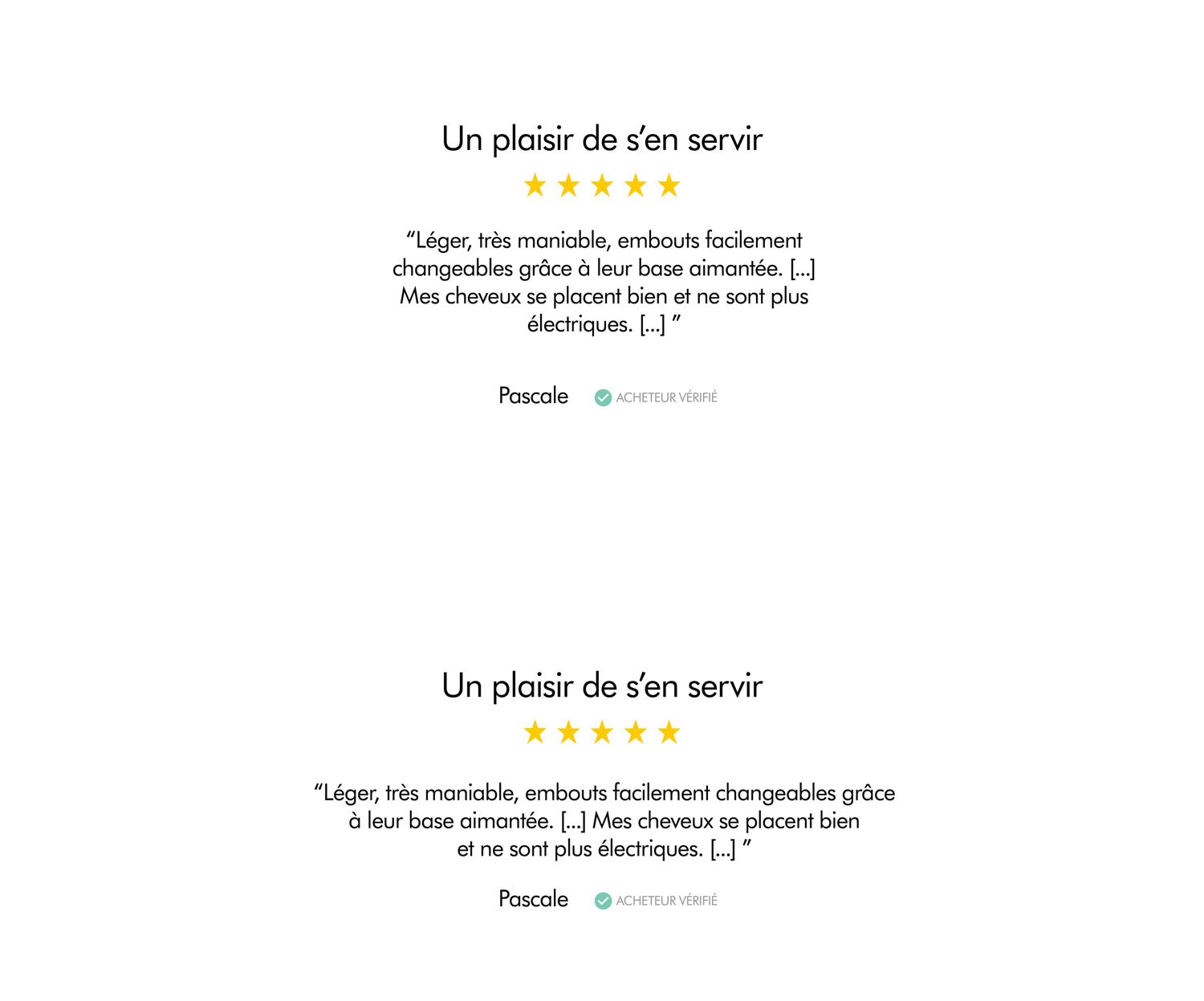 Avis de Pascale sur la performance du sèche-cheveux Supersonic 