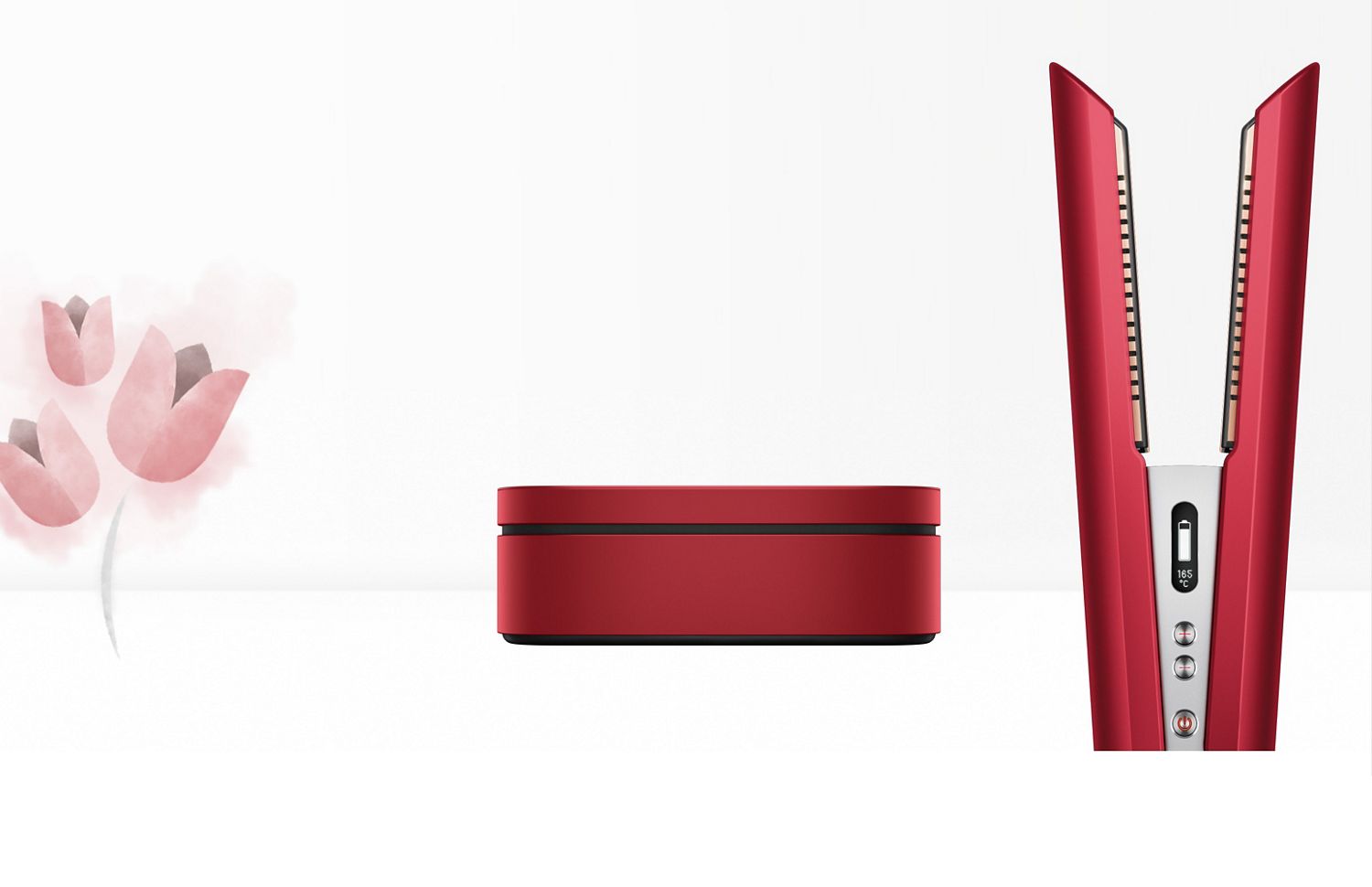 lisseur corrale dyson rouge