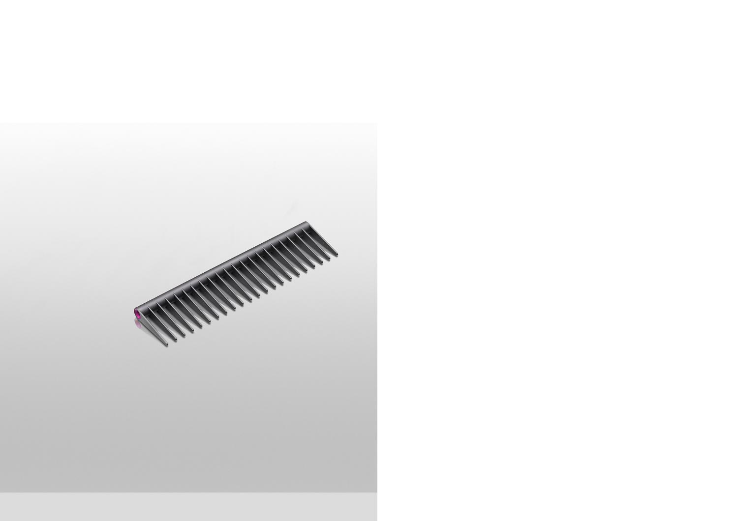 Peigne démêlant conçu par Dyson