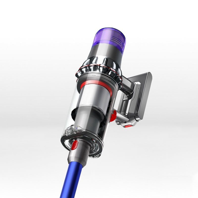 Photo du Dyson V11 Detect Absolute sur fond blanc couleur gris blanc