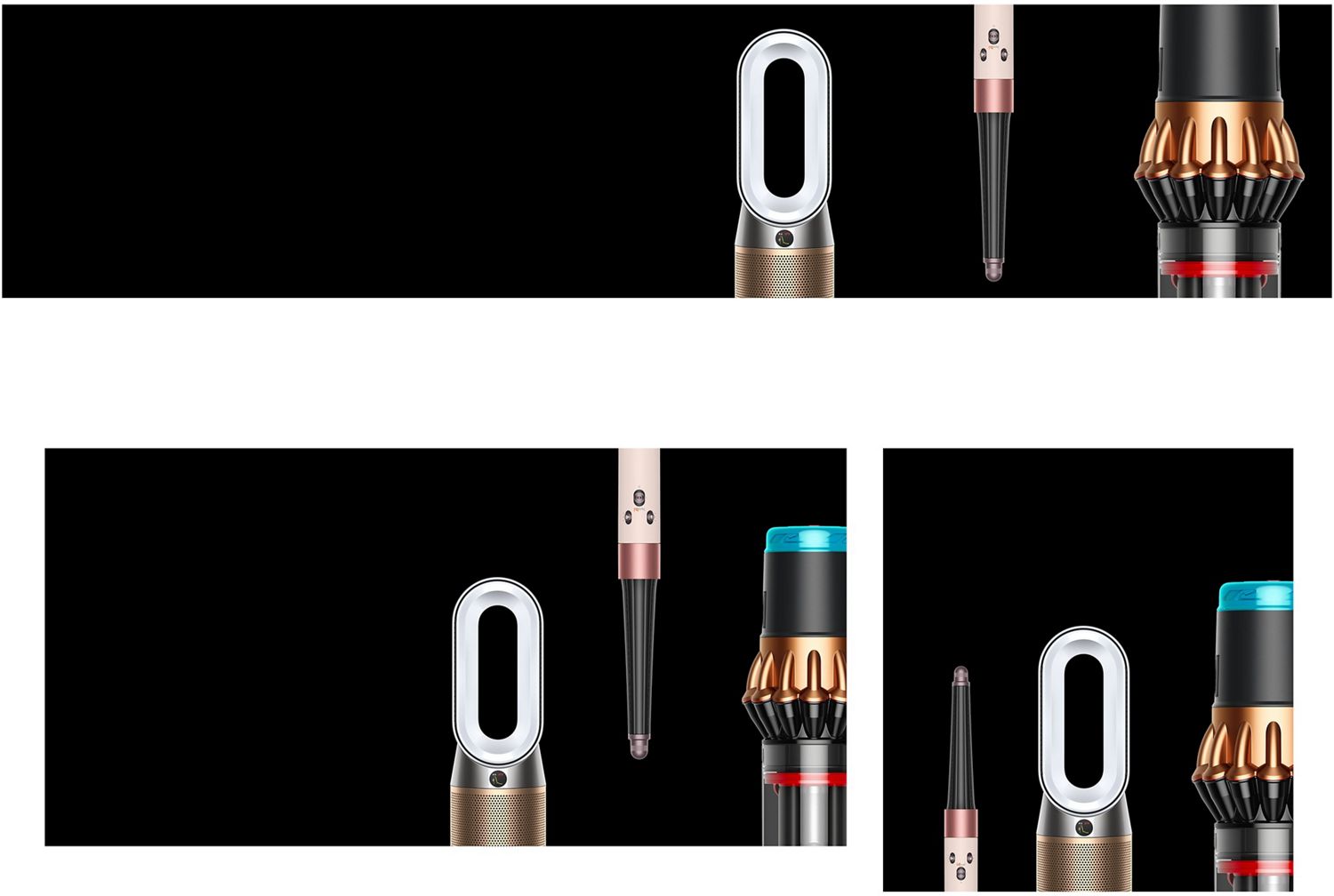 Overzicht van aankomende Dyson-technologie.