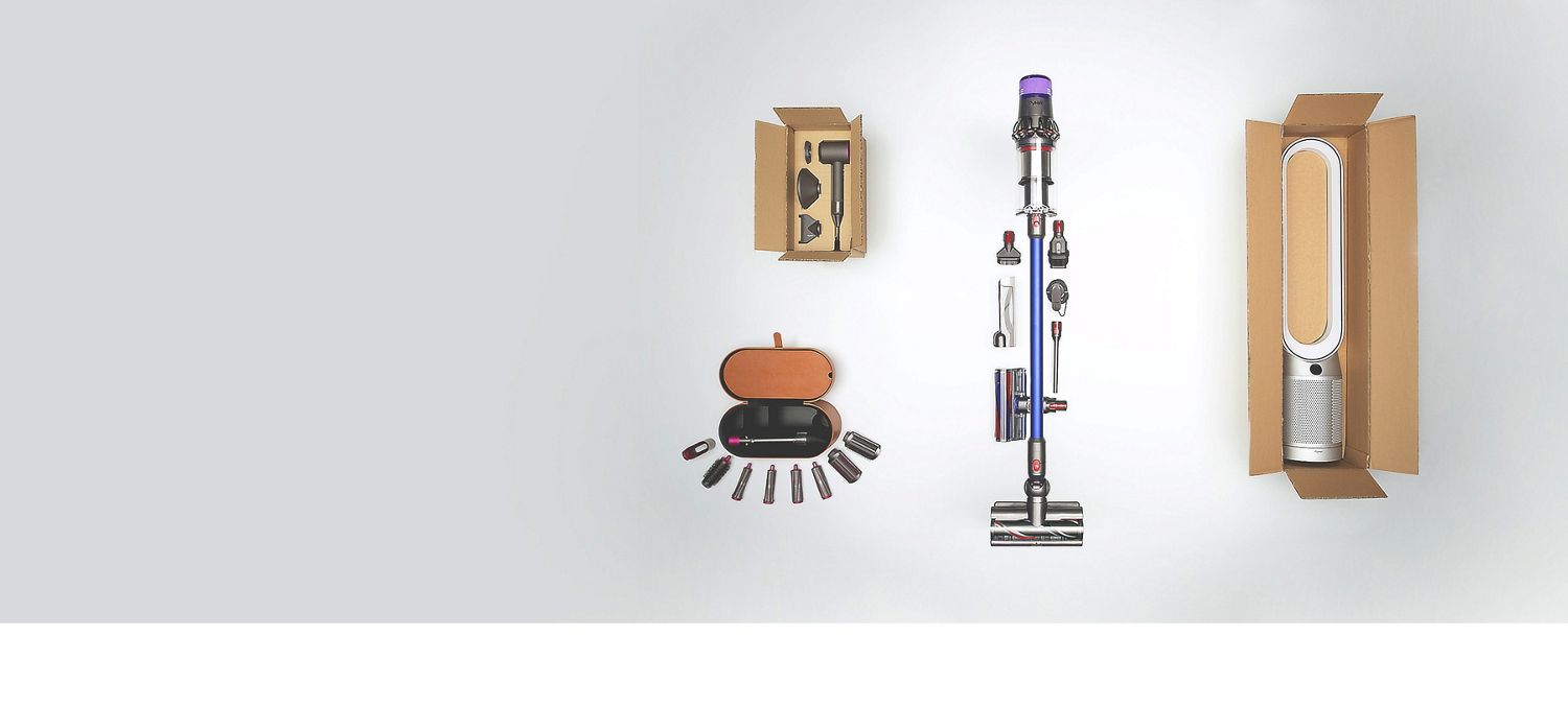 Dyson vacuum cleaners, hair dryers and stylers, fans, humidifiers 