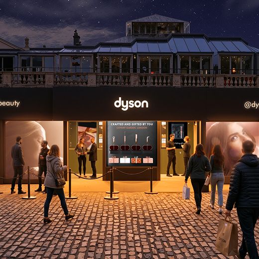 Dyson Crafted and Gifted By You - beauty technology pop-up