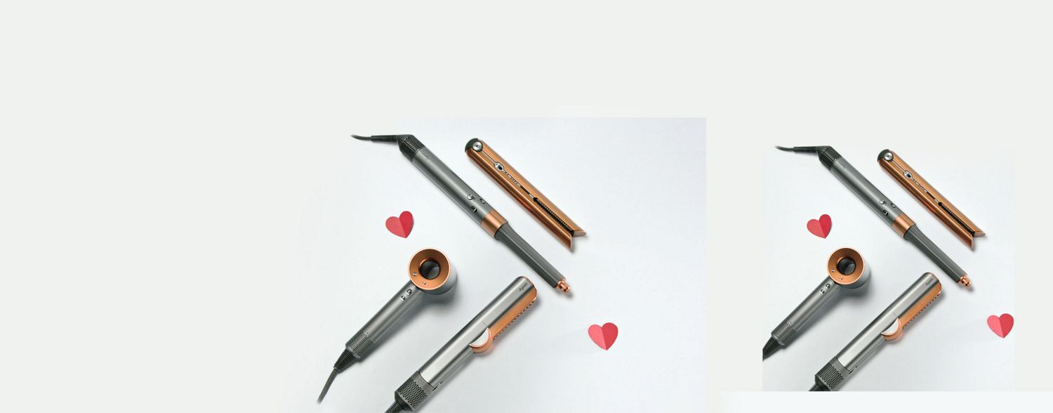 Lisseur boucleur Dyson Airwrap™, sèche-cheveux Dyson Supersonic™ et lisseur Dyson Corrale™ 