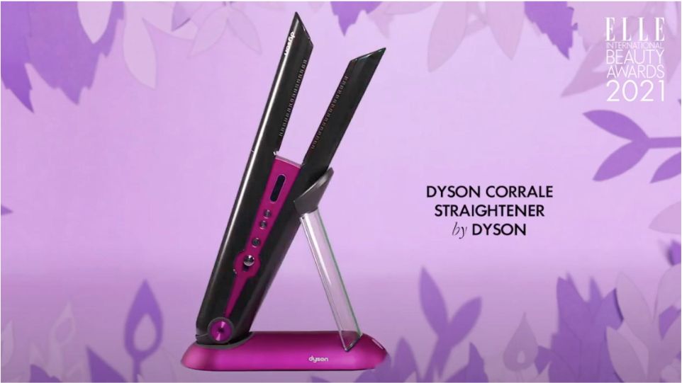 Dyson corrale recieves the Elle beauty award 