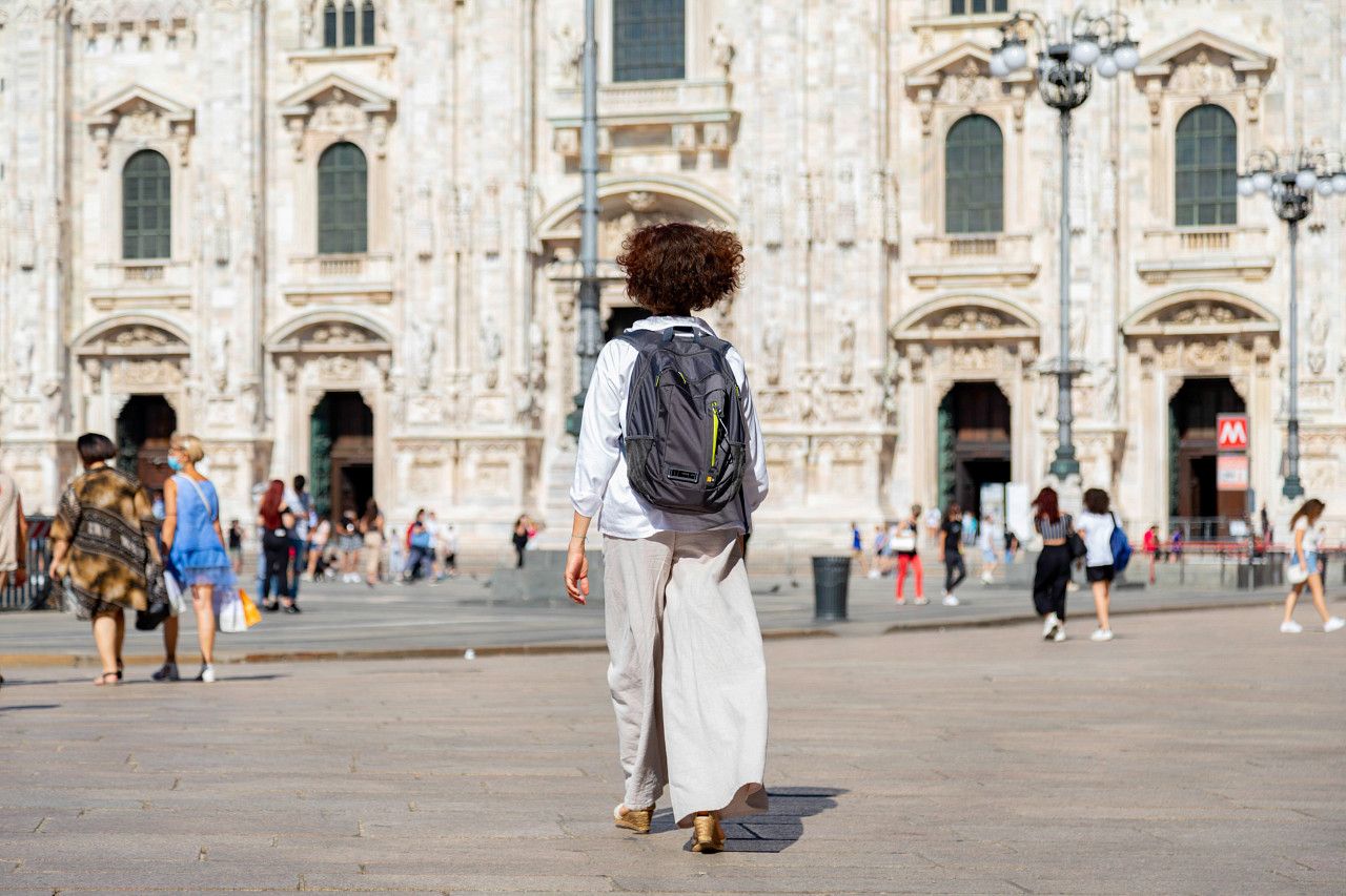 The Dyson air quality backpack.