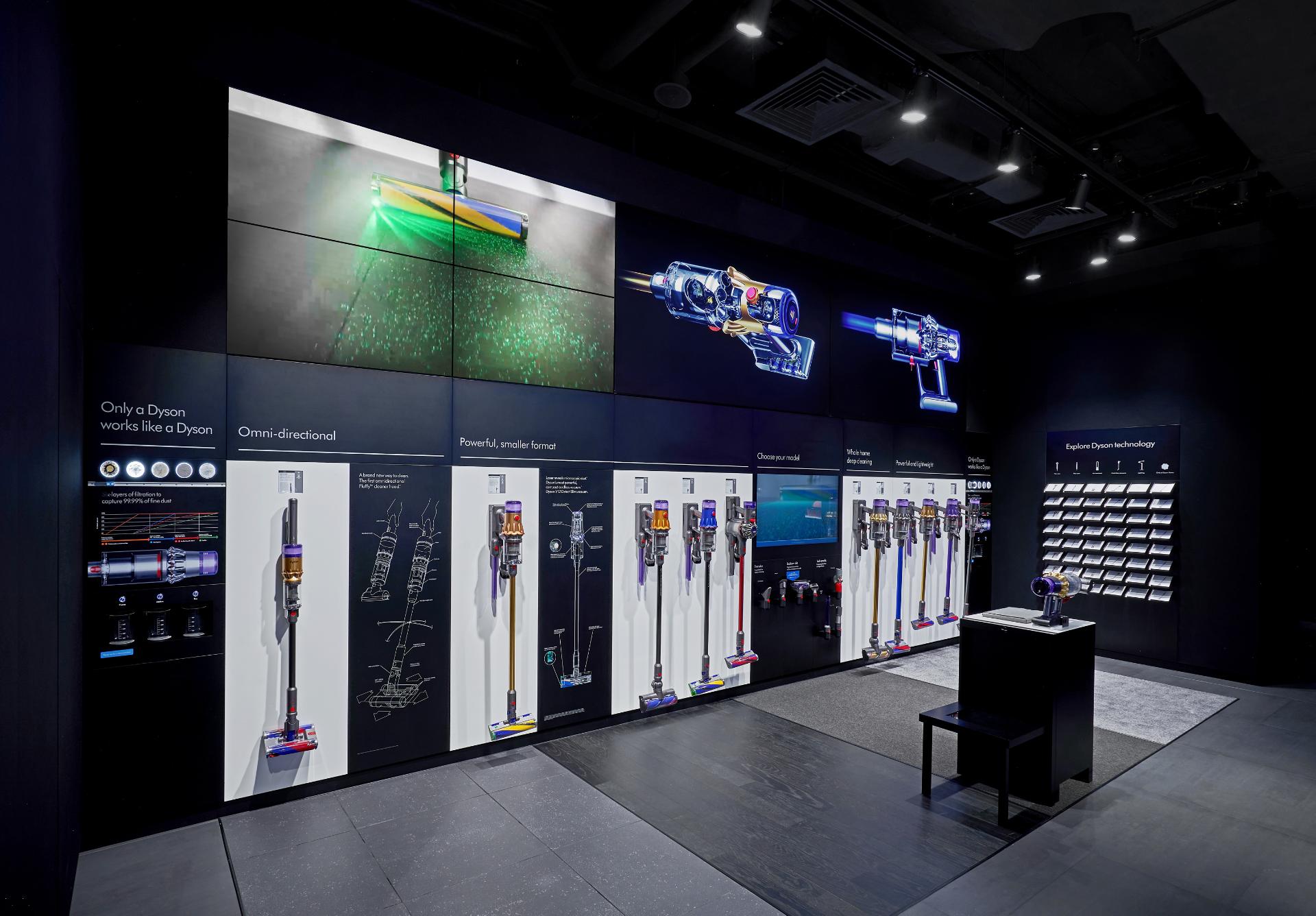 Floorcare at Dyson VivoCity Demo store