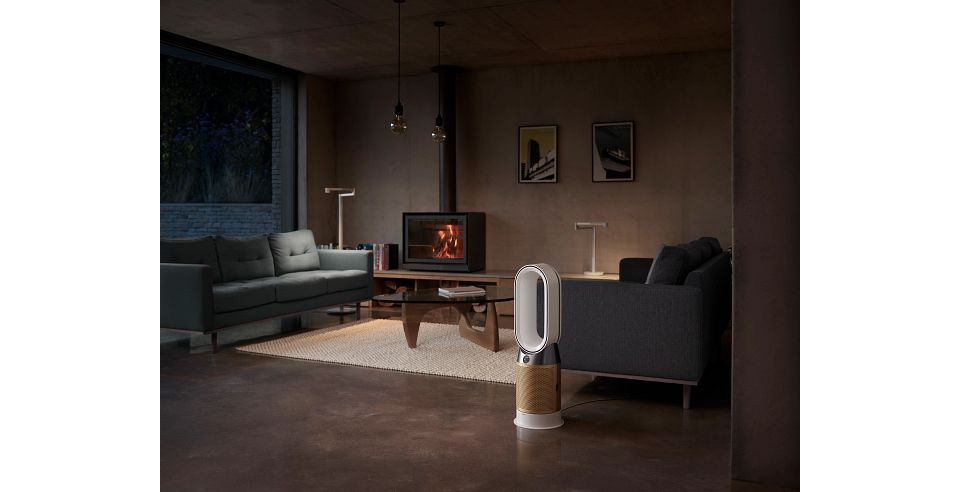 Dyson products in a living room