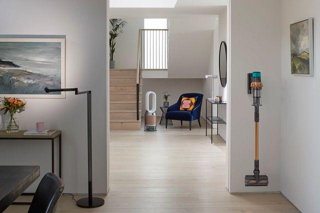 Dyson products in living room