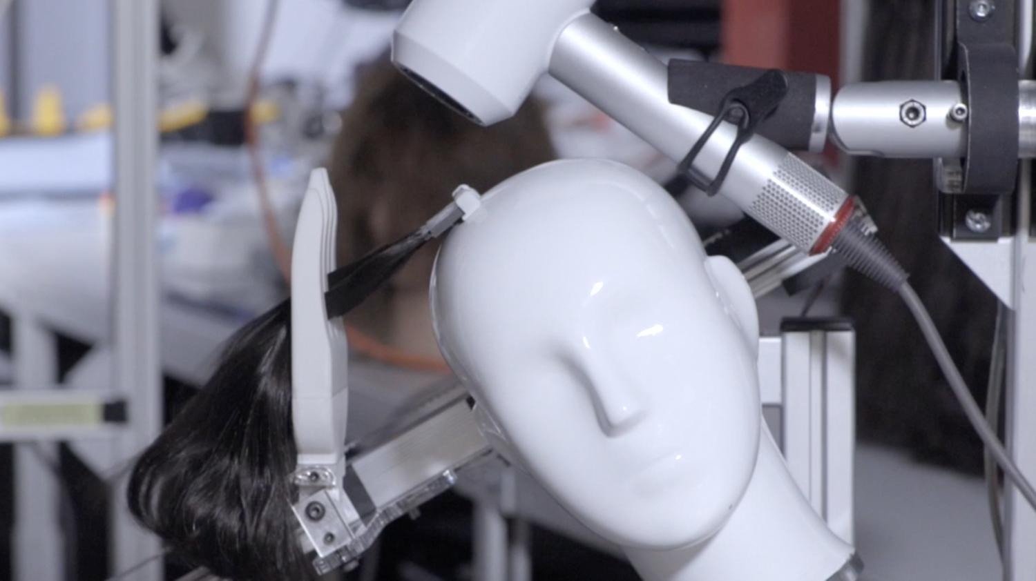 The Dyson Supersonic hair dryer used in a test.