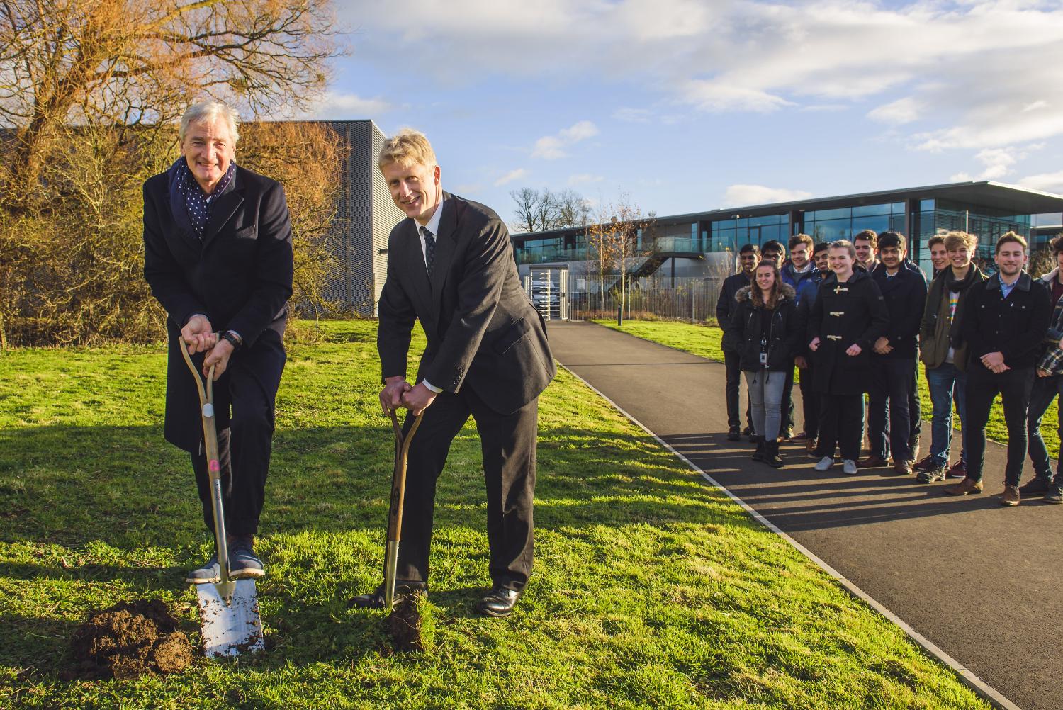 James Dyson and former education secretary, Jo Johnson