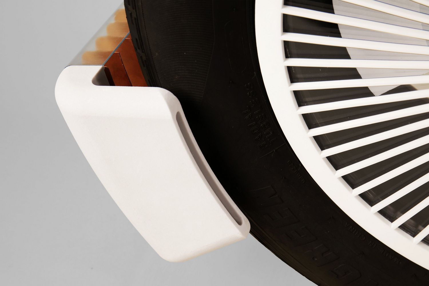 Detail of the particle capturing unit