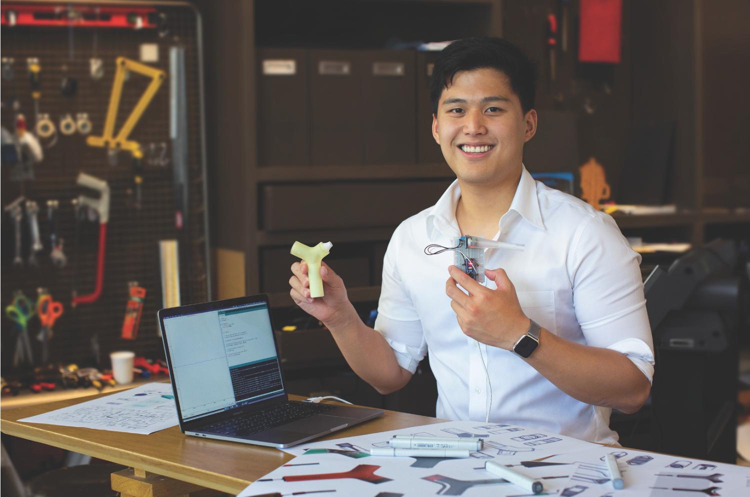 The James Dyson Award winner of the USA, Aerolyze.