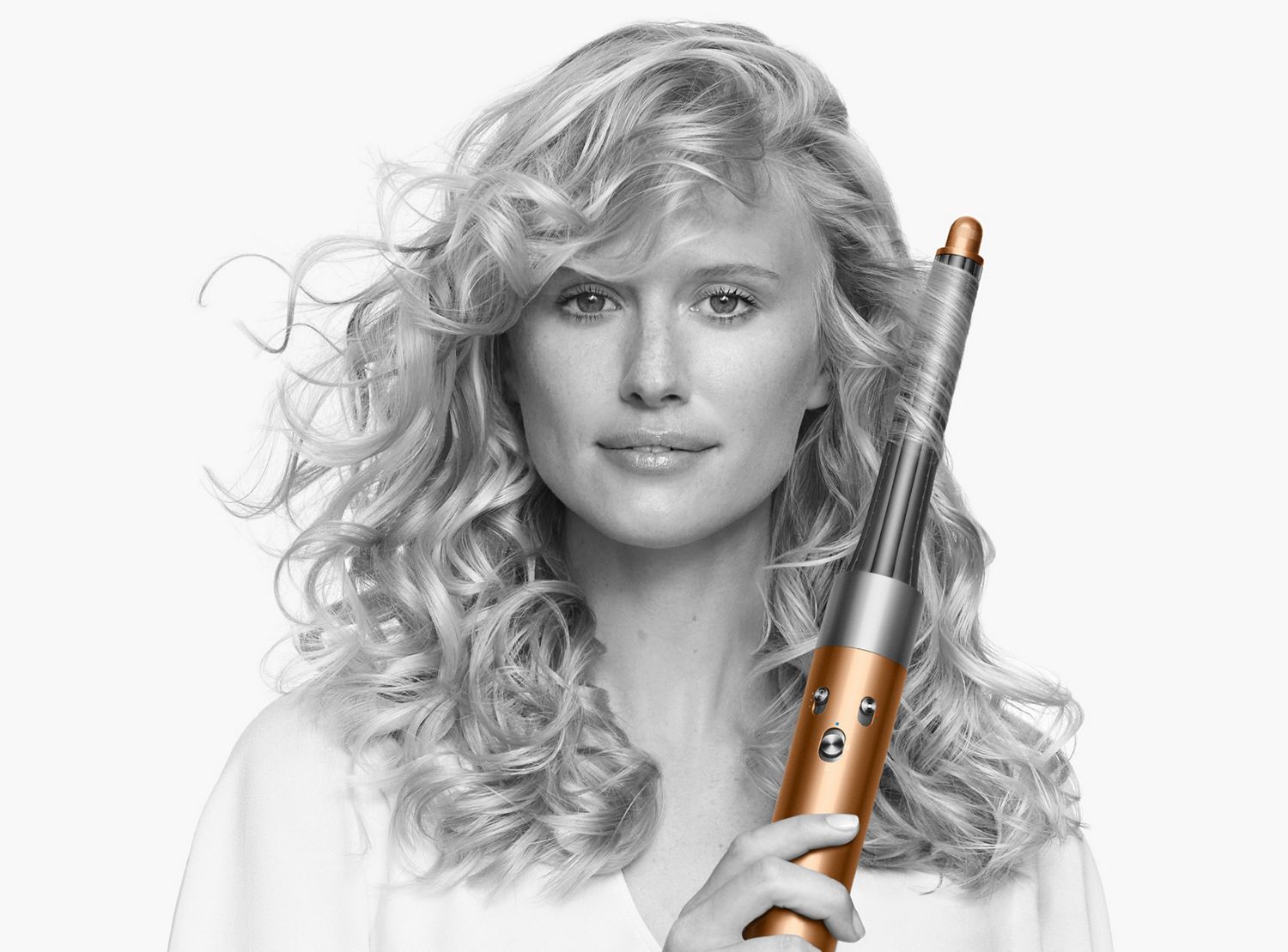 Dyson Airwrap used to curl hair and add volume