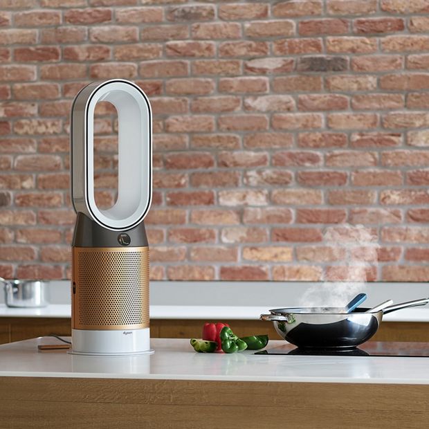 Oczyszczacz powietrza Dyson na blacie w kuchni